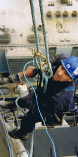Jock Brannigan, professional industrial abseilers and height and safety specialist.